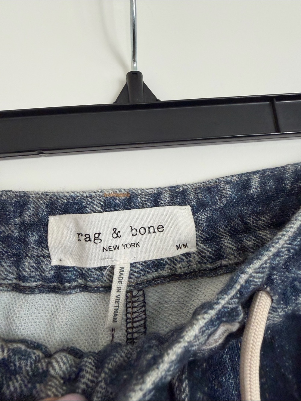 rag & bone Miramar High Rise Drawstring Tie Waist Wide- Leg Jeans - Picture 3 of 4